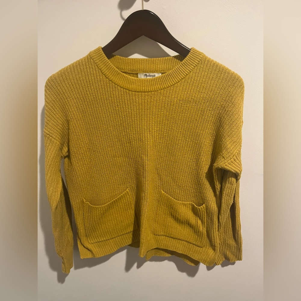 Mustard yellow extra small Madewell sweater